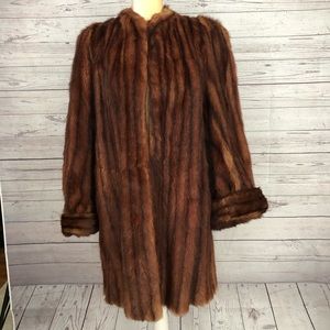 Vintage Knee Length Mink Coat